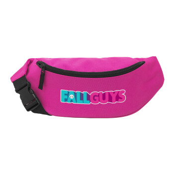 FALL GUYS, Unisex waist bag (banana) in PINK color with 2 pockets