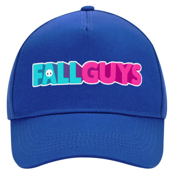 FALL GUYS, Ultimate Adult Hat BLUE, (100% COTTON DRILL, ADULT, UNISEX, ONE SIZE)