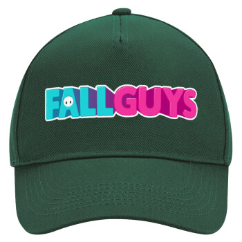 FALL GUYS, Adult Ultimate Hat GREEN, (100% COTTON DRILL, ADULT, UNISEX, ONE SIZE)