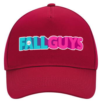 FALL GUYS, Adult Ultimate Hat RED, (100% COTTON DRILL, ADULT, UNISEX, ONE SIZE)