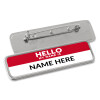 Name Tags/Badge Metal Pin/Safety  (7x2cm)