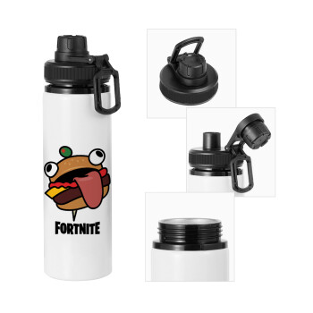 Fortnite Durr Burger, Metal water bottle with safety cap, aluminum 850ml