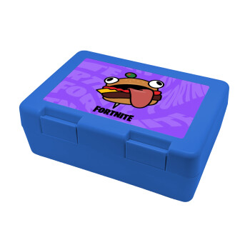 Fortnite Durr Burger, Παιδικό δοχείο κολατσιού ΜΠΛΕ 185x128x65mm (BPA free πλαστικό)