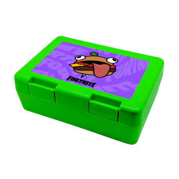Fortnite Durr Burger, Children's cookie container GREEN 185x128x65mm (BPA free plastic)