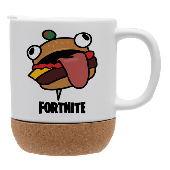 Fortnite Durr Burger, Ceramic coffee mug Cork (MAT), 330ml (1pcs)