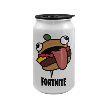Fortnite Durr Burger, Κούπα ταξιδιού μεταλλική με καπάκι (tin-can) 500ml