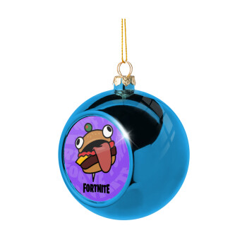 Fortnite Durr Burger, Blue Christmas tree ball ornament 8cm