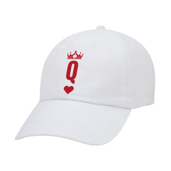 Queen, Καπέλο Ενηλίκων Baseball Λευκό 5-φύλλο (POLYESTER, ΕΝΗΛΙΚΩΝ, UNISEX, ONE SIZE)