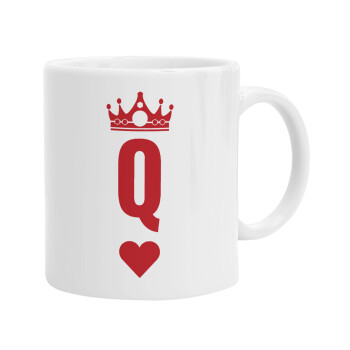 Queen, Ceramic coffee mug, 330ml