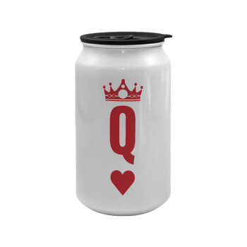 Queen, Κούπα ταξιδιού μεταλλική με καπάκι (tin-can) 500ml