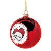 Christmas tree ball Red 8cm