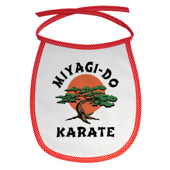 Miyagi-do karate, Σαλιάρα μωρού αλέκιαστη με κορδόνι Κόκκινη