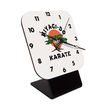 Miyagi-do karate, Επιτραπέζιο ρολόι ξύλινο με δείκτες (10cm)