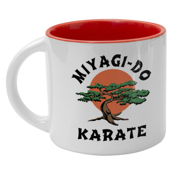 Miyagi-do karate, Κούπα κεραμική 400ml Λευκή/Κόκκινη