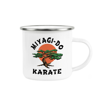 Miyagi-do karate, Metallic enamel cup white 360ml