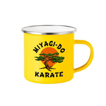 Miyagi-do karate, Κούπα Μεταλλική εμαγιέ Κίτρινη 360ml