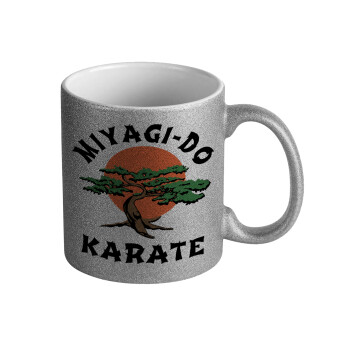 Miyagi-do karate, Κούπα Ασημένια Glitter που γυαλίζει, κεραμική, 330ml