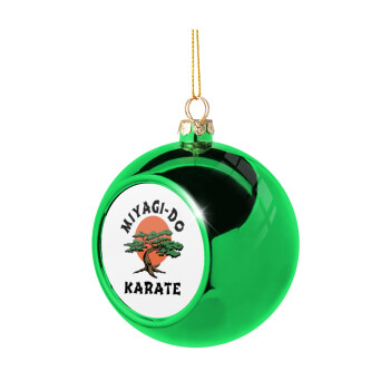 Miyagi-do karate, Χριστουγεννιάτικη μπάλα δένδρου Πράσινη 8cm