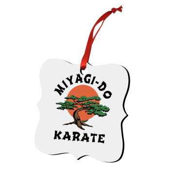 Miyagi-do karate, Χριστουγεννιάτικο στολίδι polygon ξύλινο 7.5cm