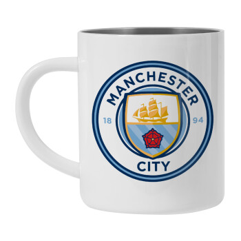 Manchester City FC , Mug Stainless steel double wall 450ml