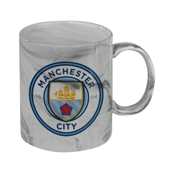 Manchester City FC , Mug ceramic marble style, 330ml