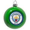 Green Christmas tree ornament bauble 8cm