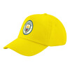 Child's Baseball Cap, 100% Cotton Twill, Yellow (COTTON, CHILD, UNISEX, ONE SIZE)