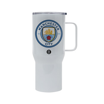 Manchester City FC , Mega Stainless steel Tumbler with lid, double wall 750L