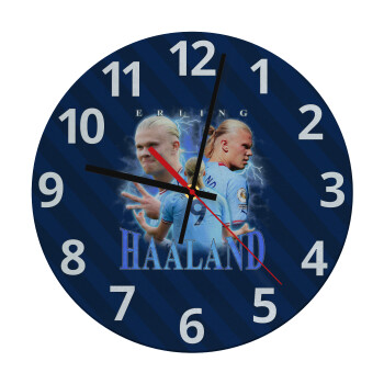 Erling Haaland, Ρολόι τοίχου γυάλινο (30cm)