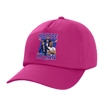 Kylian Mbappé, Καπέλο Ενηλίκων Baseball, 100% Βαμβακερό,  purple (ΒΑΜΒΑΚΕΡΟ, ΕΝΗΛΙΚΩΝ, UNISEX, ONE SIZE)