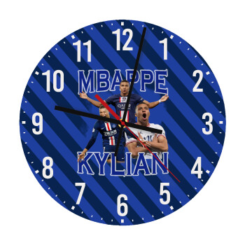 Kylian mbappe, Ρολόι τοίχου ξύλινο (30cm)