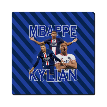 Kylian mbappe, Τετράγωνο μαγνητάκι ξύλινο 6x6cm