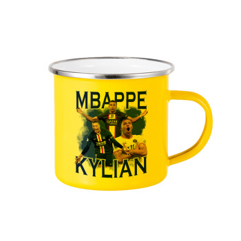 Kylian Mbappé, Yellow Enamel Metallic Cup 360ml