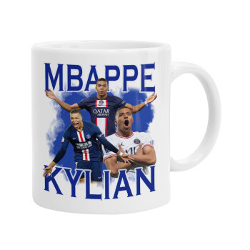 Kylian Mbappé, Ceramic coffee mug, 330ml (1pcs)