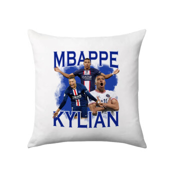 Kylian mbappe, Μαξιλάρι καναπέ 40x40cm περιέχεται το  γέμισμα