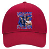 Adult Ultimate Hat RED, (100% COTTON DRILL, ADULT, UNISEX, ONE SIZE)