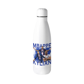 Kylian Mbappé, Metal mug thermos (Stainless steel), 500ml