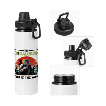 The Dadalorian, Metal water bottle with safety cap, aluminum 850ml