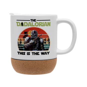 The Dadalorian, Ceramic coffee mug Cork (MAT), 330ml (1pcs)