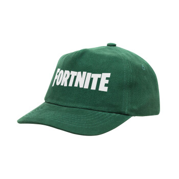 Fortnite landscape, Children's Baseball Cap, 100% Cotton Drill, GREEN (COTTON, CHILDREN'S, ONE SIZE)