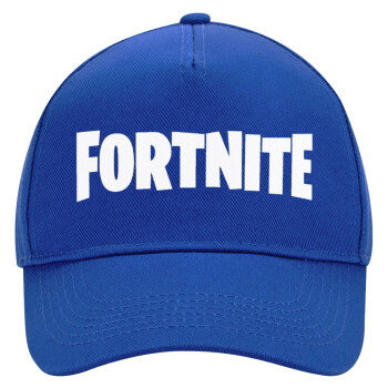 Fortnite landscape, Ultimate Adult Hat BLUE, (100% COTTON DRILL, ADULT, UNISEX, ONE SIZE)