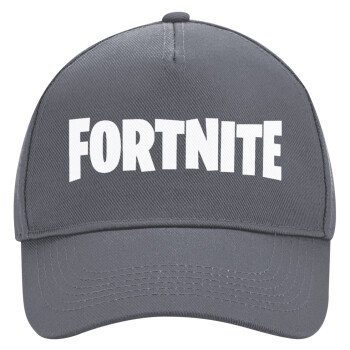 Fortnite landscape, Ultimate Adult Hat Grey, (100% COTTON DRILL, ADULT, UNISEX, ONE SIZE)