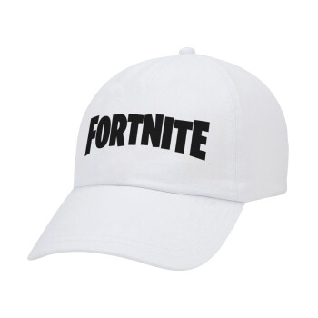 Fortnite landscape, Adult Baseball Cap White 5-panel (POLYESTER, ADULT, UNISEX, ONE SIZE)