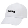 Adult Baseball Cap White 5-panel (POLYESTER, ADULT, UNISEX, ONE SIZE)