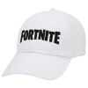 Adult Baseball Cap White 5-panel (POLYESTER, ADULT, UNISEX, ONE SIZE)