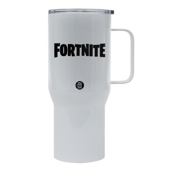 Fortnite landscape, Mega Stainless steel Tumbler with lid, double wall 750L