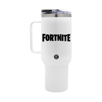 Fortnite landscape, Mega Stainless steel Tumbler with lid, double wall 1,2L