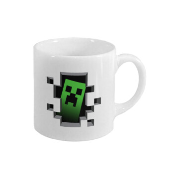 Minecraft creeper, Κουπάκι κεραμικό, για espresso 150ml