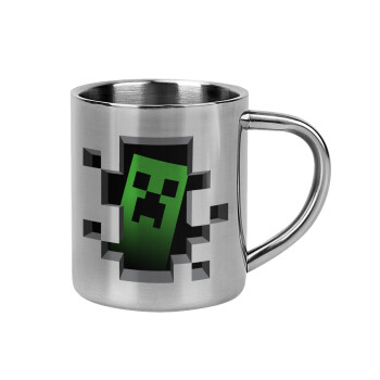Minecraft creeper, Mug Stainless steel double wall 300ml
