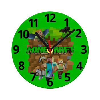 Minecraft characters, Ρολόι τοίχου γυάλινο (20cm)